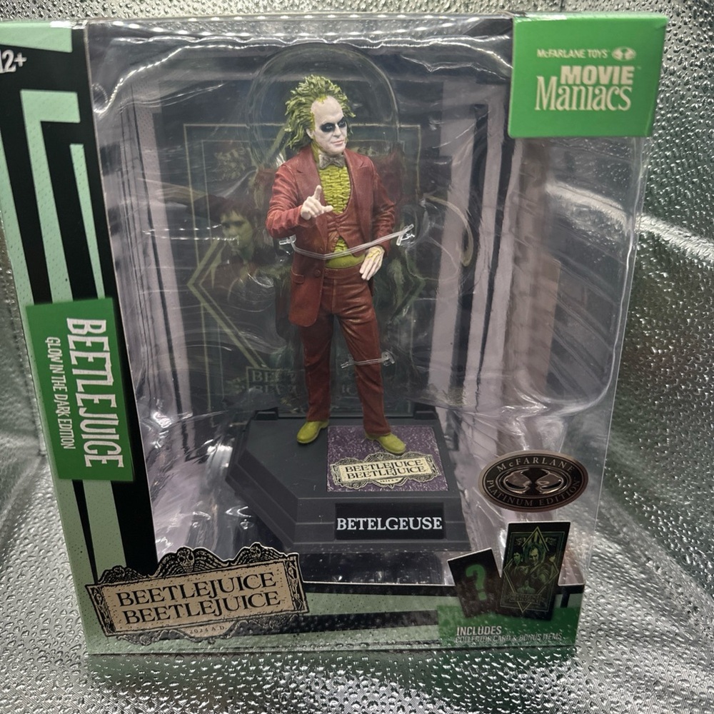 McFarlane Toys Movie Maniacs BeetleJuice 6" Posed Figure 1 of 5,100 pieces